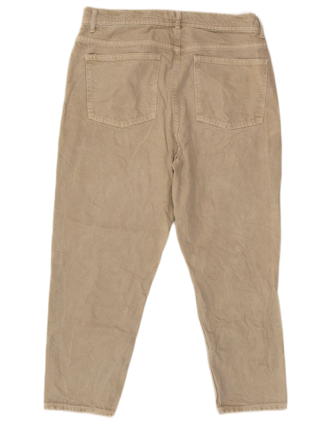 Zara Herre Tapered Jeans EU 42 Large W32 L23 Beige