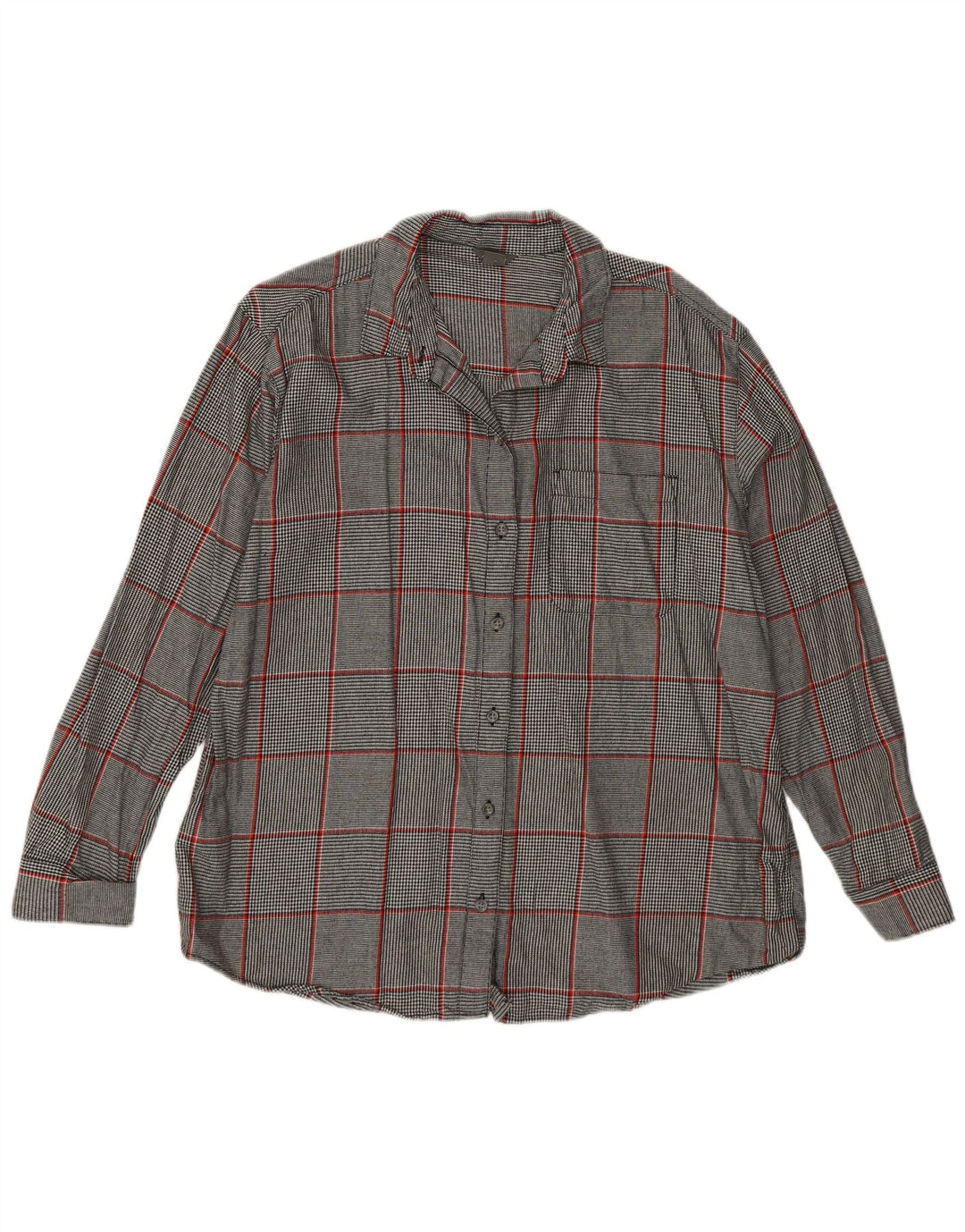 Eddie Bauer Dameskjorte UK 16 Large Grey Check