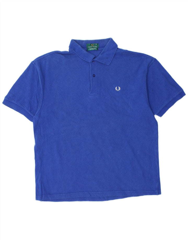 FRED PERRY Poloshirt til mænd Medium blå bomuld