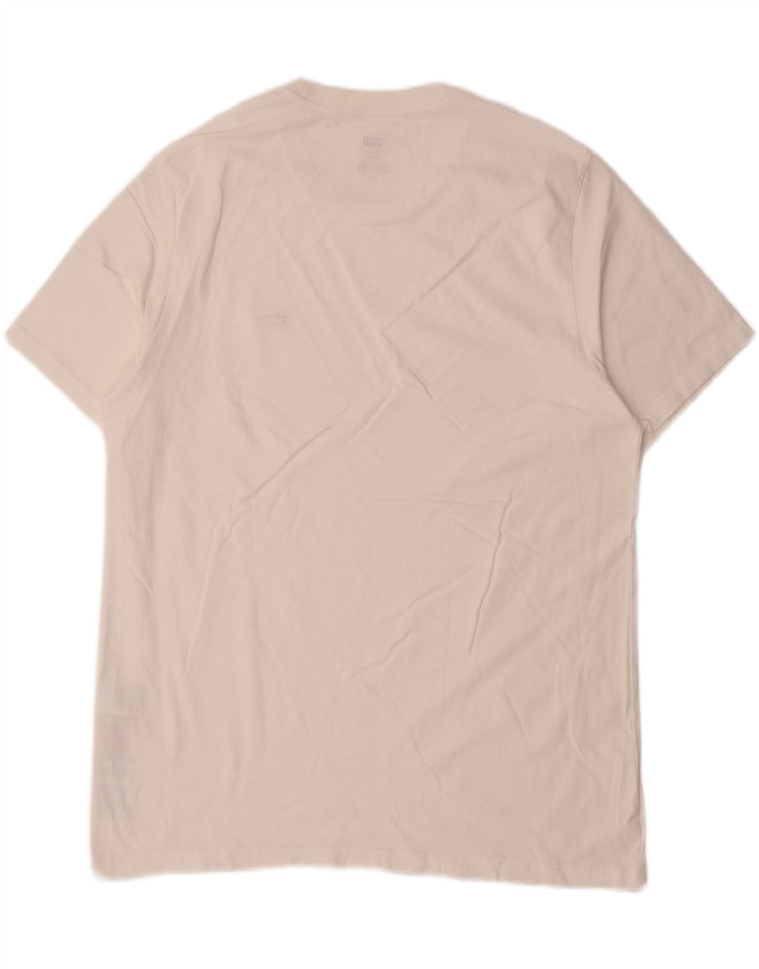 Levi's Herre Standard T-Shirt Top Stor Hvid Bomuld
