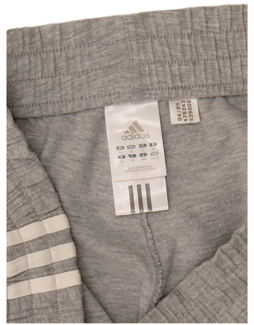 Adidas Træningsdragtsbukser til mænd XL Grå Flecked Bomuld