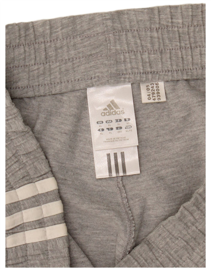 Adidas Træningsdragtsbukser til mænd XL Grå Flecked Bomuld