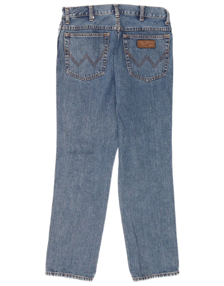 Wrangler Herre Texas Straight Jeans W32 L30 Blå Bomuld