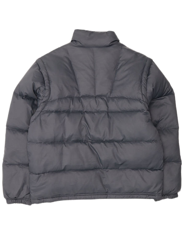 Puma Polstret jakke til mænd UK 40 Stor marineblå nylon