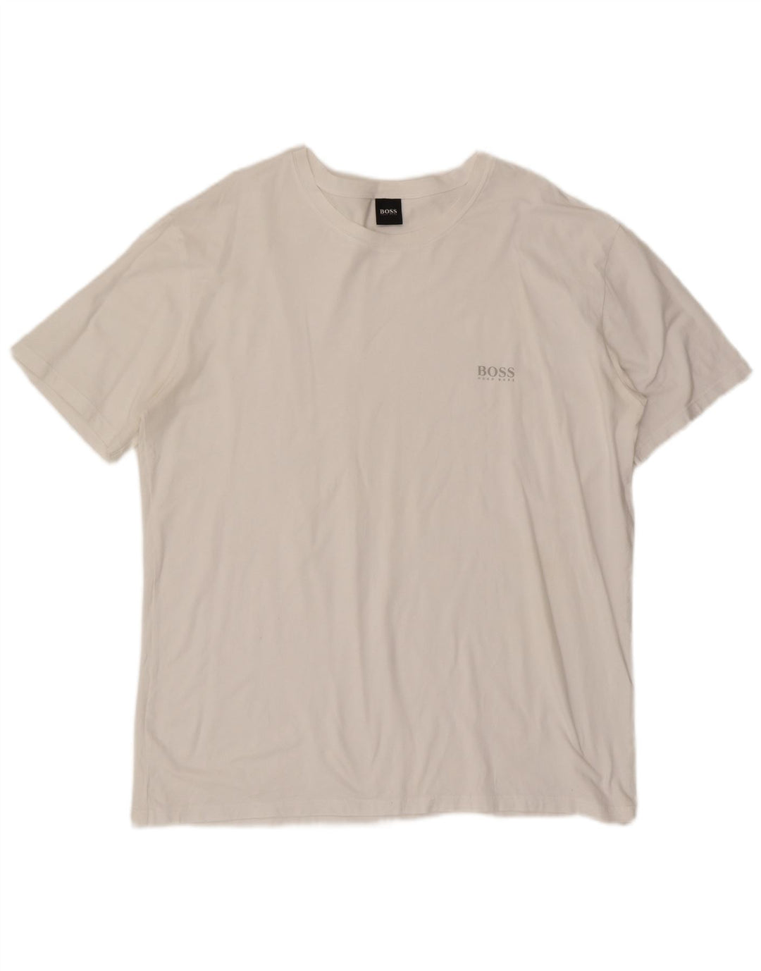 Hugo Boss Herre T-Shirt Top 2XL Hvid