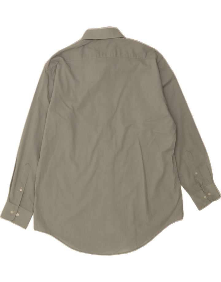 PIERRE CARDIN Mens Shirt Size 16 1/2 Large Grey Cotton Vintage Pierre Cardin and Second-Hand Pierre Cardin from Messina Hembry 