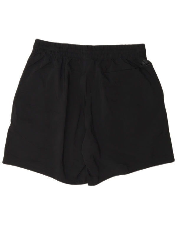 Adidas Herre grafiske sportsshorts store sorte polyester