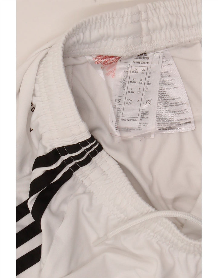 ADIDAS Aeroready Sportsshorts til drenge 15-16 år Hvid polyester