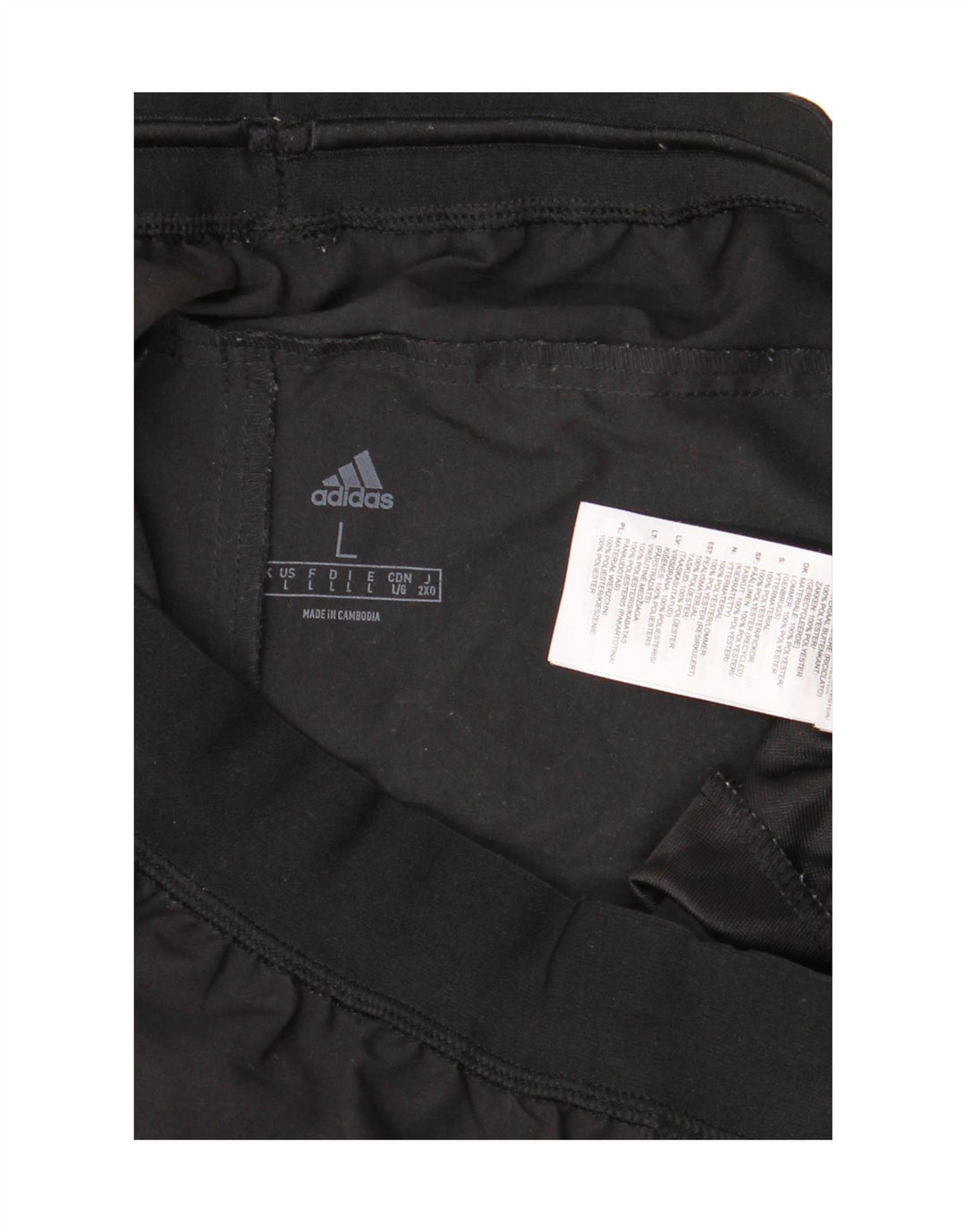 Adidas Træningsdragtsbukser til mænd Stor sort polyester