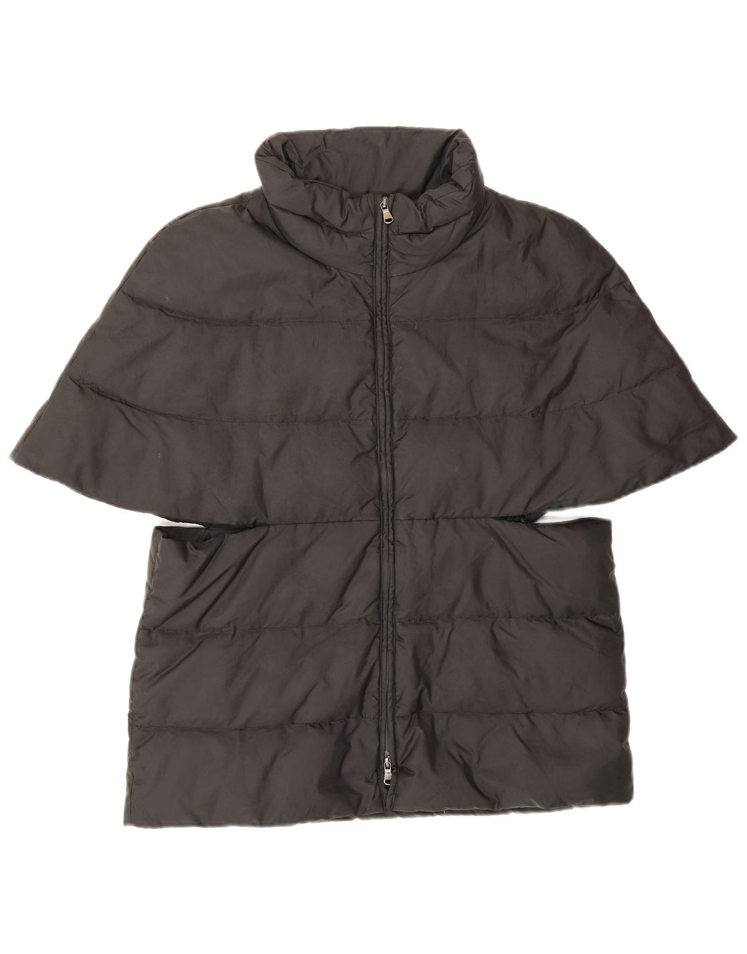Max & Co. Kortærmet polstret jakke til kvinder UK 12 Medium Sort Polyester