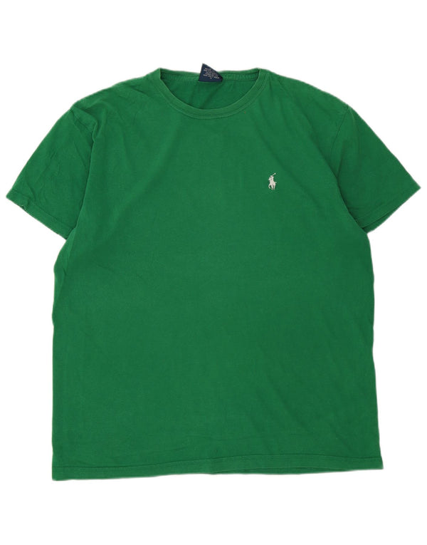Polo Ralph Lauren Mens T-Shirt Top Medium Green Cotton