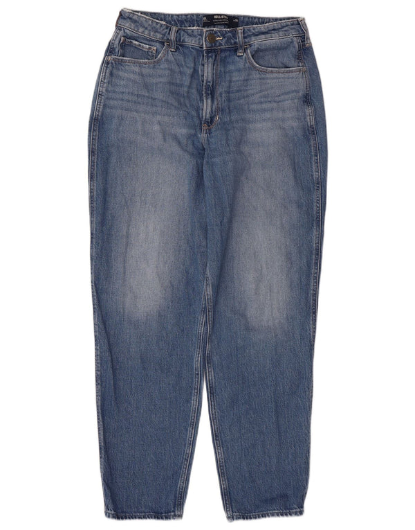 Hollister Womens High Rise Tapered Jeans US 10 Large W30 L28 Blue Cotton