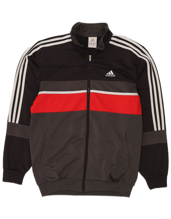 Adidas Træningsdragt til mænd Topjakke UK 38/40 Medium Sort Colourblock