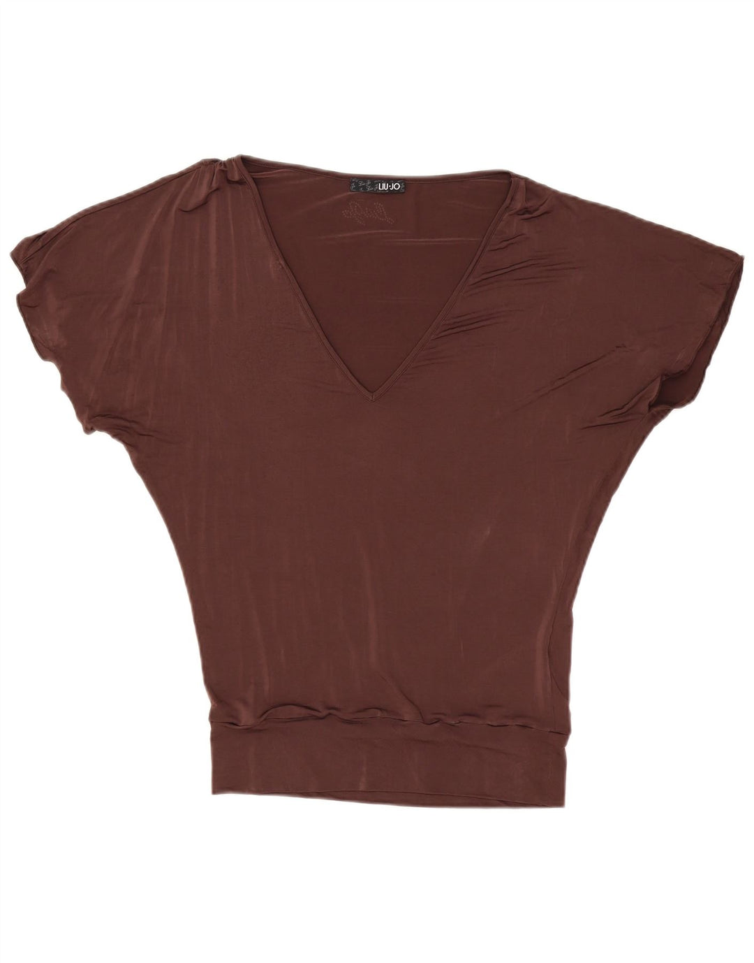 Liu Jo Damebluse Top IT 44 Medium Brun Viscose