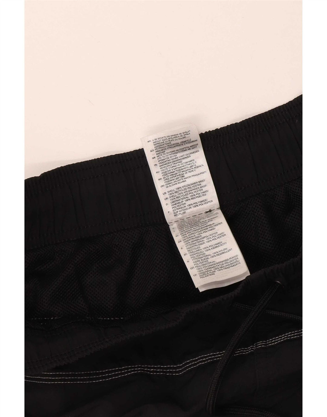 Adidas Sportshorts til mænd, store sorte polyester