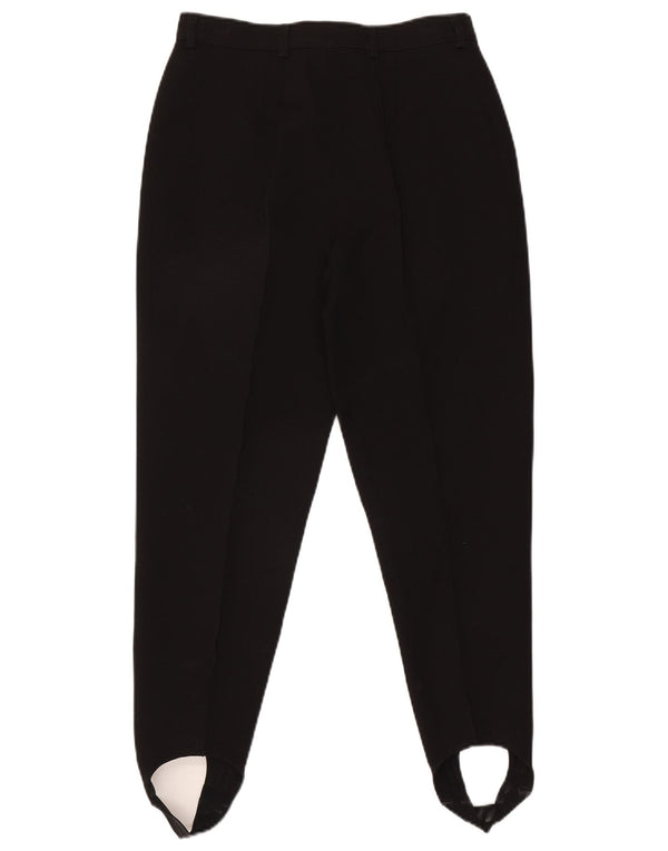 Belfe & Womens Højtalje Stigbøjle Casual Bukser UK 18 XL W30 L26 Sort