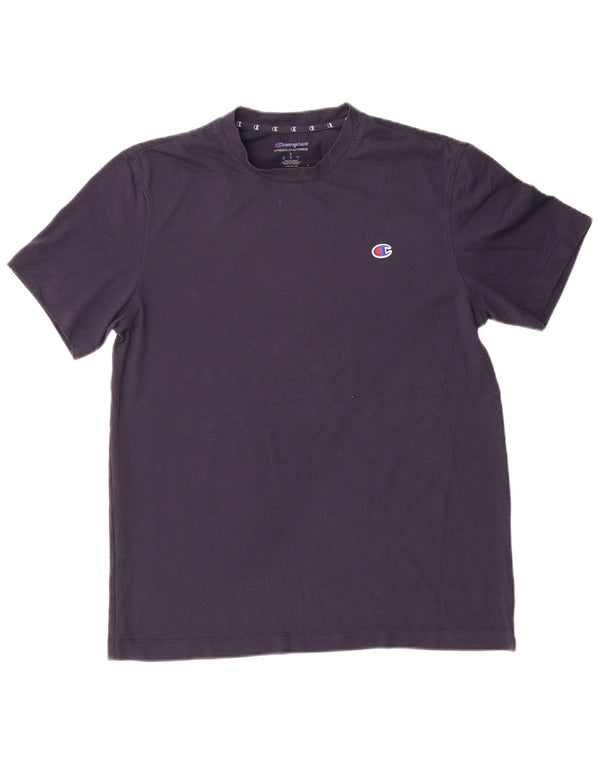 Champion Mens Short Sleeve Regular Fit T-Shirt Top Small Navy Blue