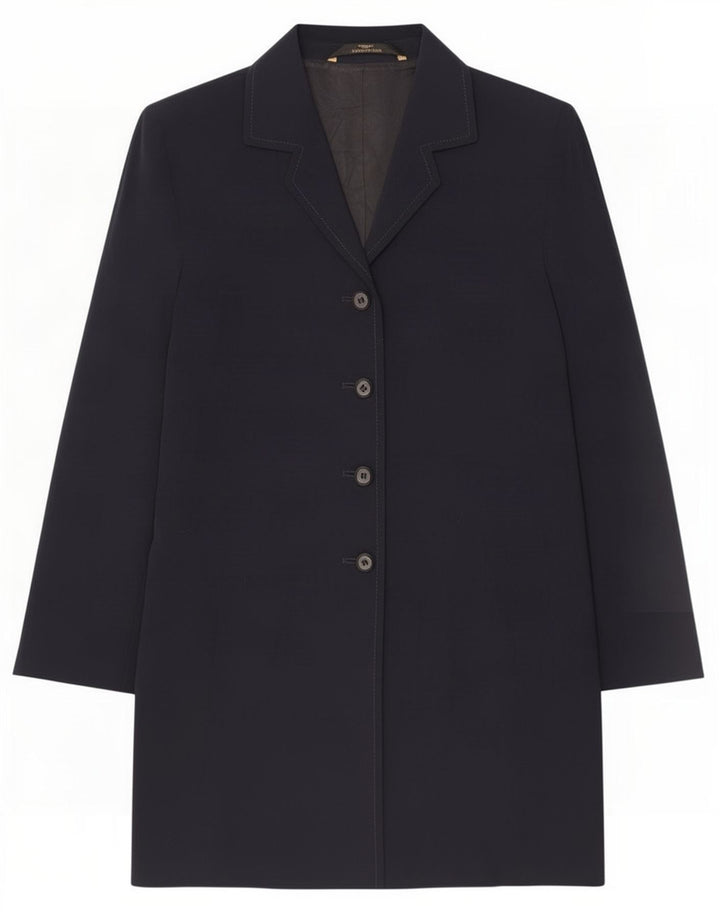 Marks & Spencer Dame St. Michael Overfrakke UK 14 Large Navy Blue Polyester