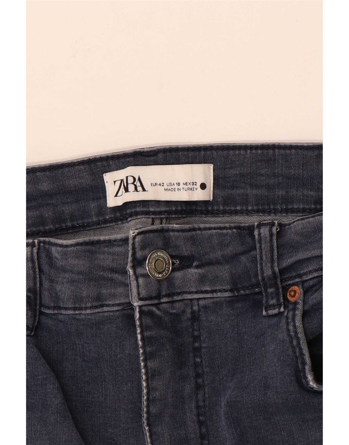 Zara Dame Slim Jeans EU 42 Large W32 L28 Navy Blue