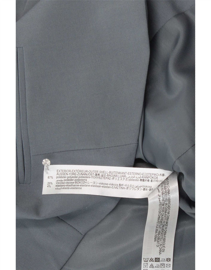 Zara Damevest UK 12 Medium Grey Polyester