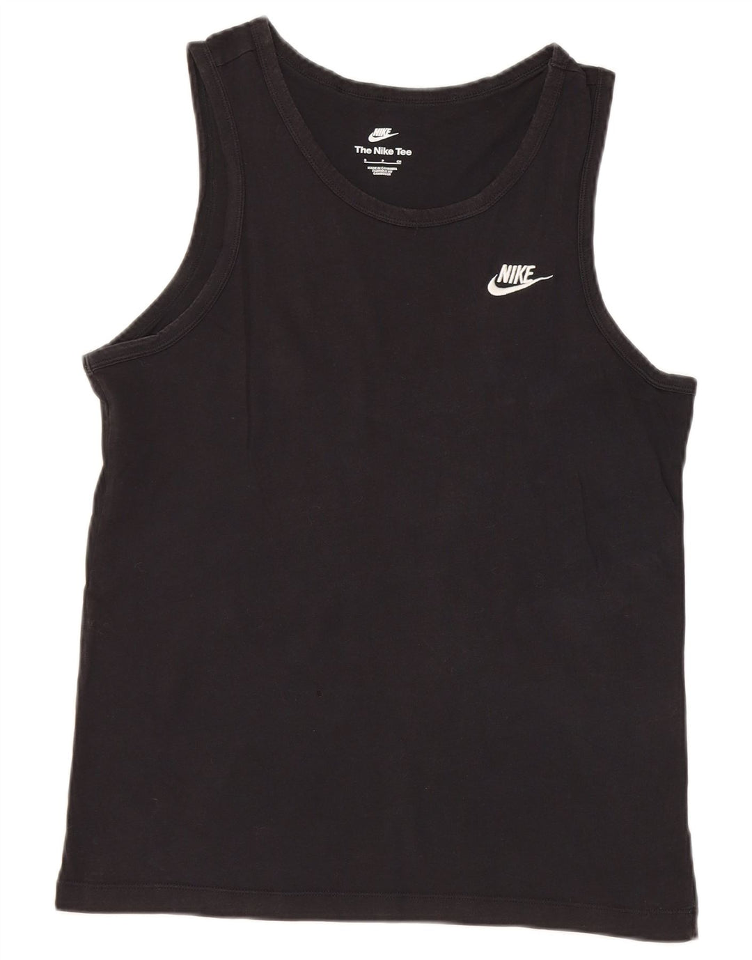 Nike Herrevest Top Lille Sort Bomuld