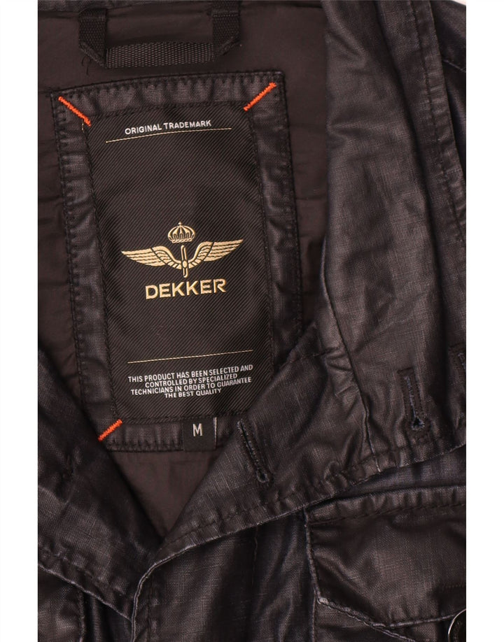 Dekker Herre Utility Jacket UK 38 Medium Navy Blue