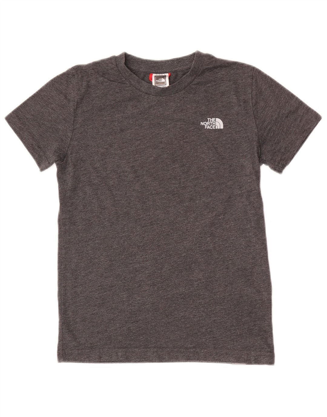 The North Face Boys T-Shirt Top 9-10 år Medium Grå Bomuld