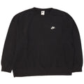 Nike Herre Sweatshirt Jumper 2XL Sort Bomuld