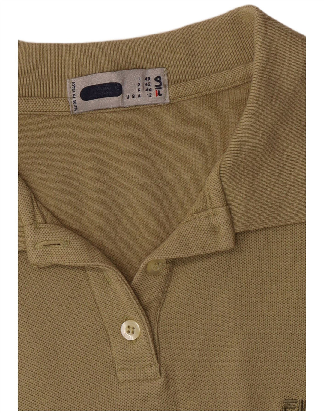 FILA ærmeløs poloshirt til kvinder IT 48 XL Khaki