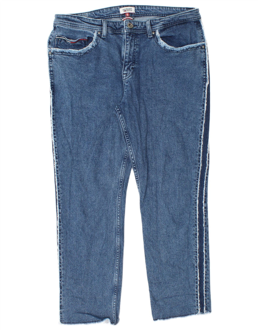 Tommy Hilfiger Dame Slim Jeans W30 L25 Blå Bomuld