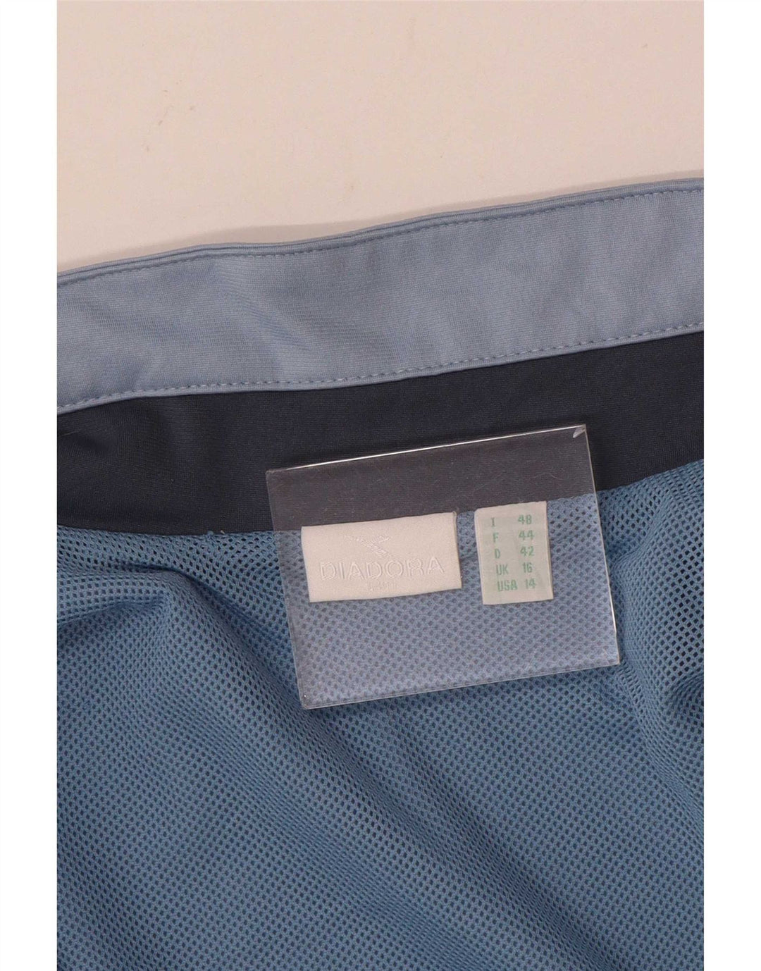 Diadora Womens Oversized træningsdragt Topjakke UK 16 Large Blue Colourblock