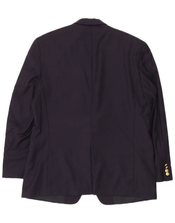 RALPH LAUREN Herre 2-knaps blazerjakke UK 44 2XL Marineblå Uld