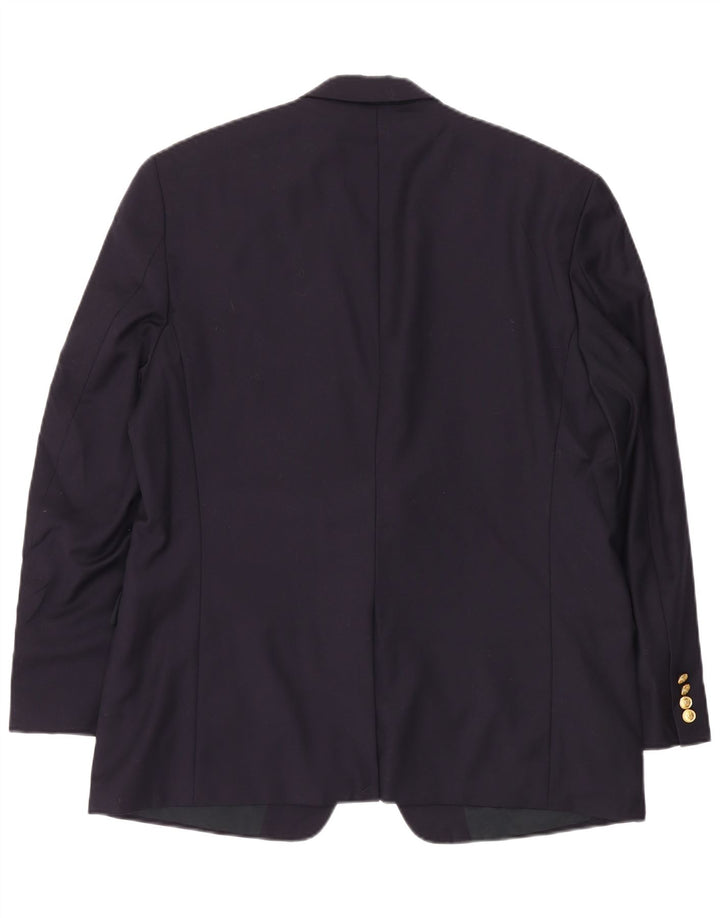 RALPH LAUREN Herre 2-knaps blazerjakke UK 44 2XL Marineblå Uld