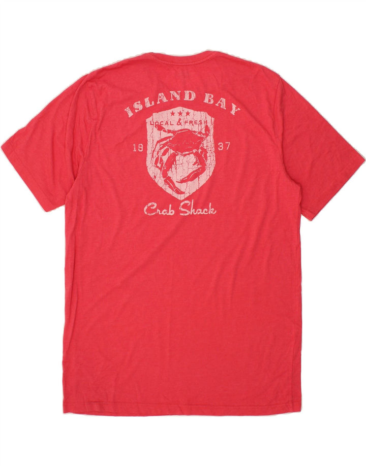 IZOD Mens Tall Graphic T-Shirt Top XL Red Cotton Vintage Izod and Second-Hand Izod from Messina Hembry 