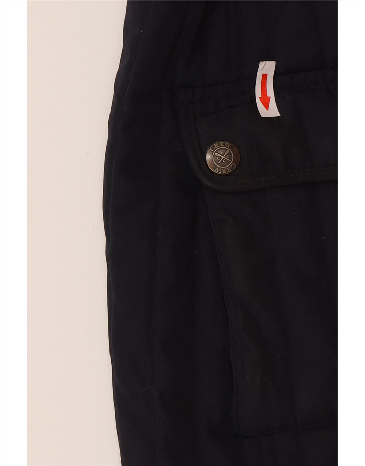 Crew Clothing Dame Polstret Jakke UK 10 Small Navy Blue Polyester