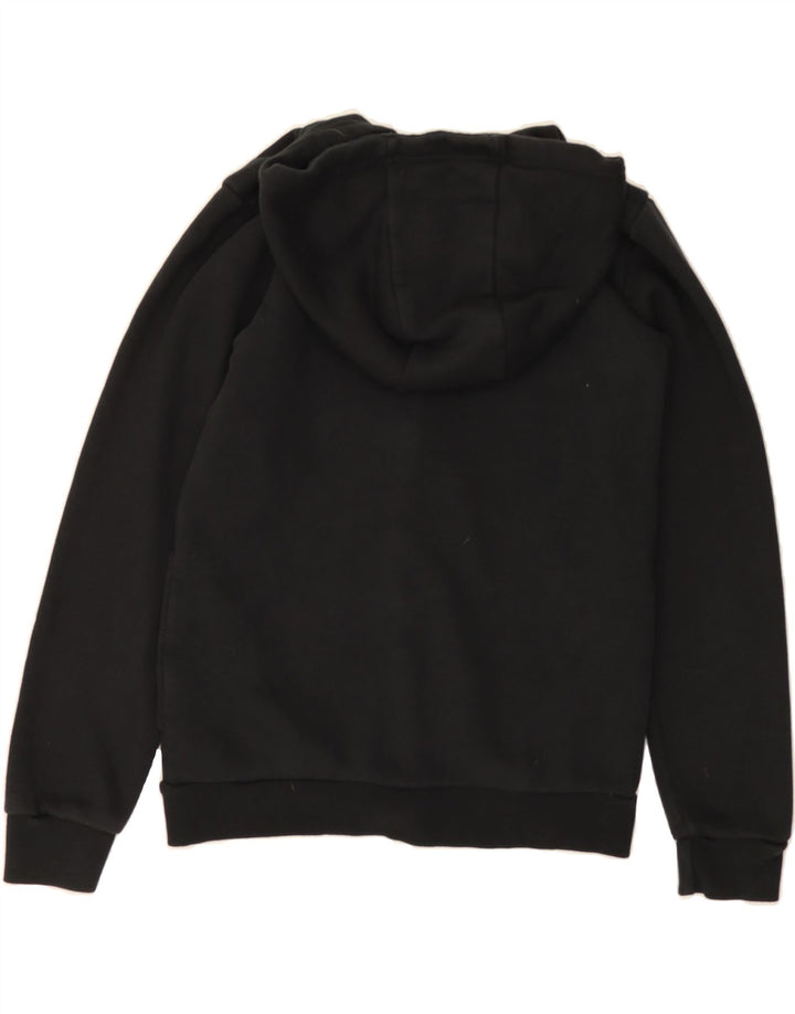 MCKENZIE Boys Zip Hoodie Sweater 13-14 Years Black Polyester Vintage Mckenzie and Second-Hand Mckenzie from Messina Hembry 