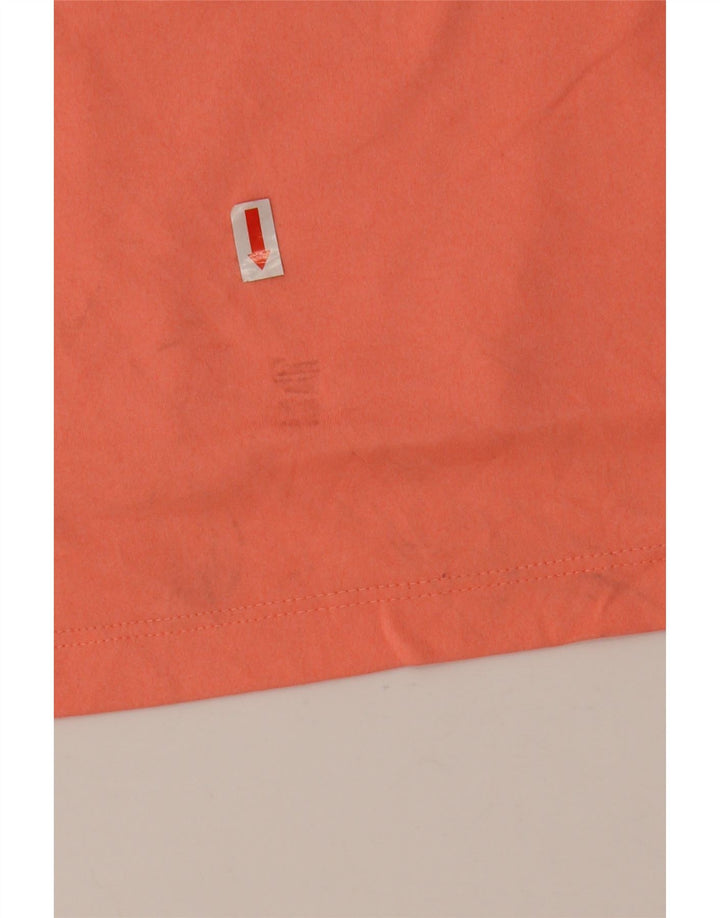 NIKE Dame Dri Fit Top Langærmet UK 16 Large Pink Polyester