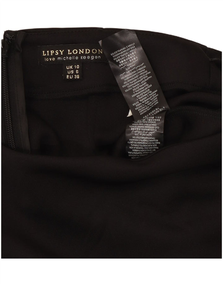 Lipsy Womens Pencil Skirt UK 10 Small W27 Black Polyester
