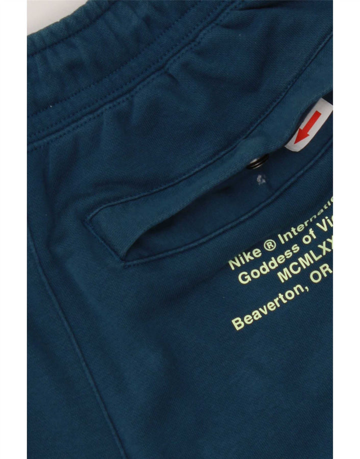 Nike grafiske sportsshorts til mænd, små blå bomuld