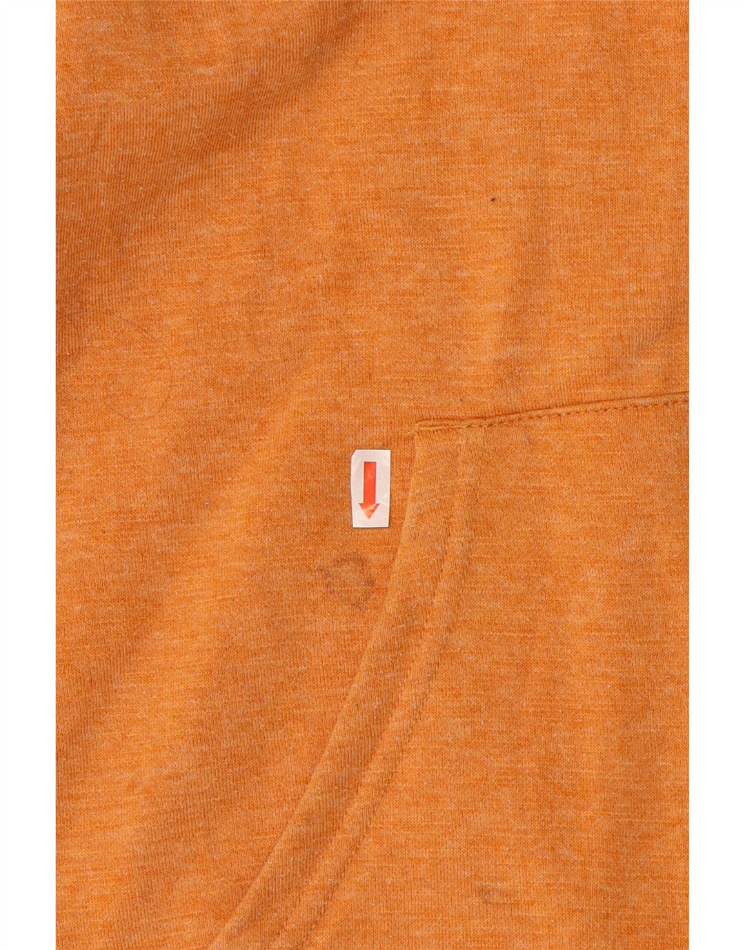 QUIKSILVER Dame Hættetrøje Sweater UK 14 Stor Orange Colourblock Bomuld
