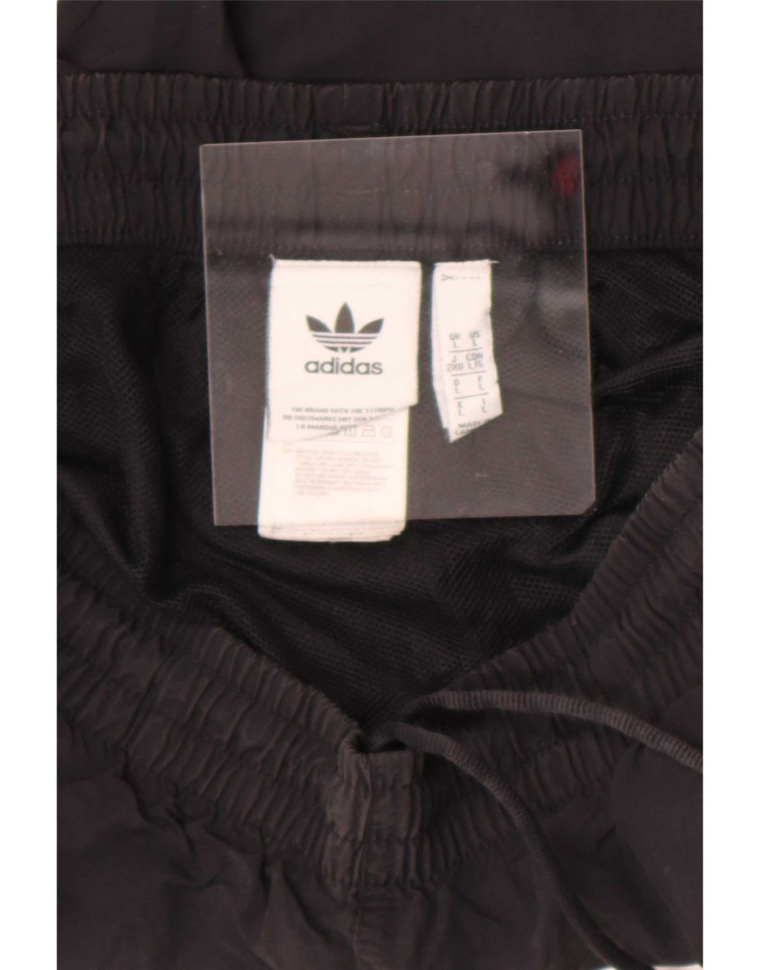Adidas Sportshorts til mænd, store, sorte nylon