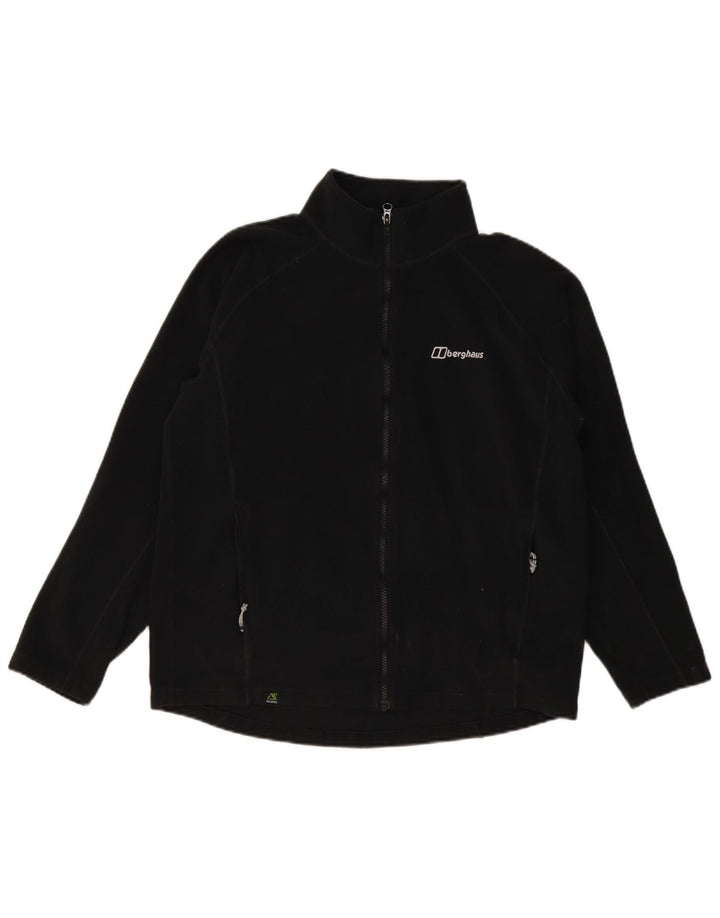 Berghaus Fleecejakke til kvinder UK 16 Stor sort polyester