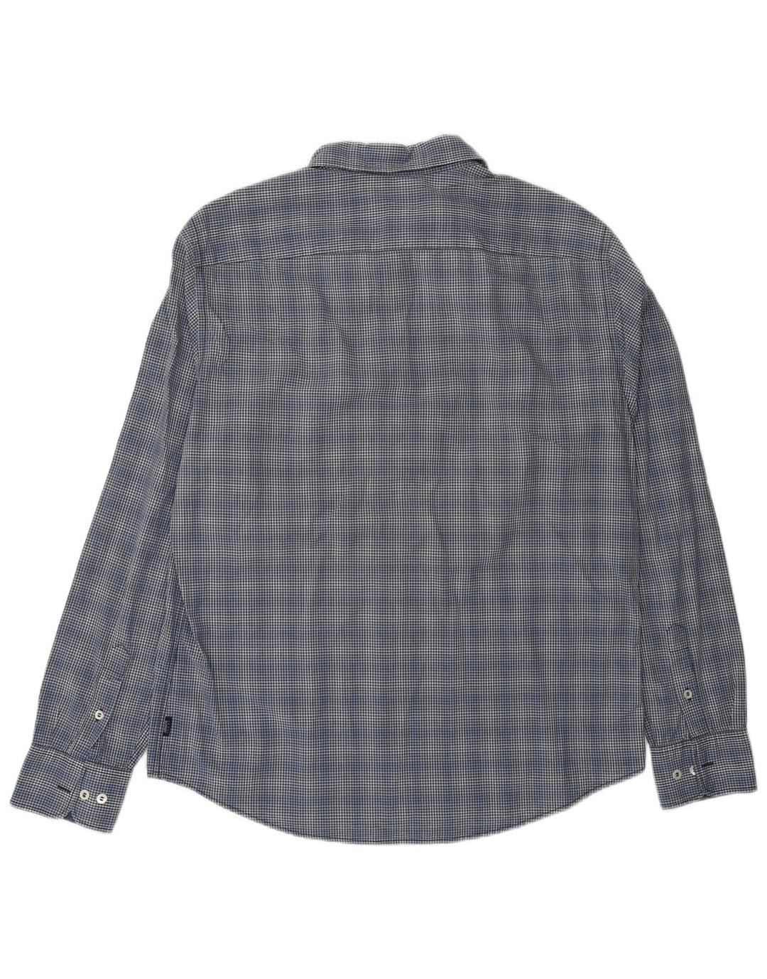 Armani Jeans Herreskjorte XL Marineblå Gingham