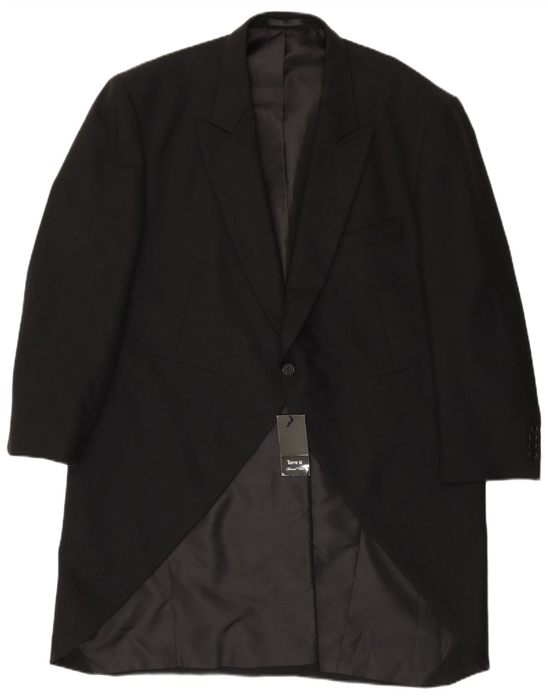 Torre Herre Tailcoat Blazer Jacket UK 50 5XL Sort Uld
