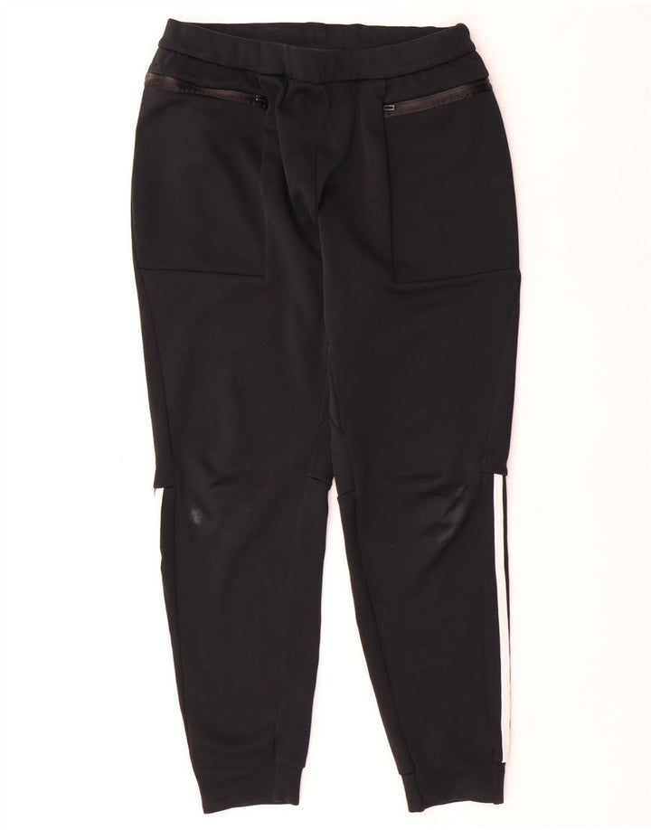 ADIDAS Mens Climalite Tracksuit Trousers Joggers Medium  Black Polyester