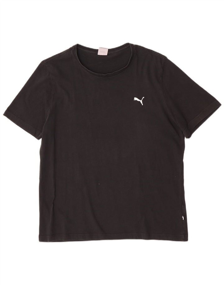 Puma Herre T-Shirt Top XL Sort Bomuld