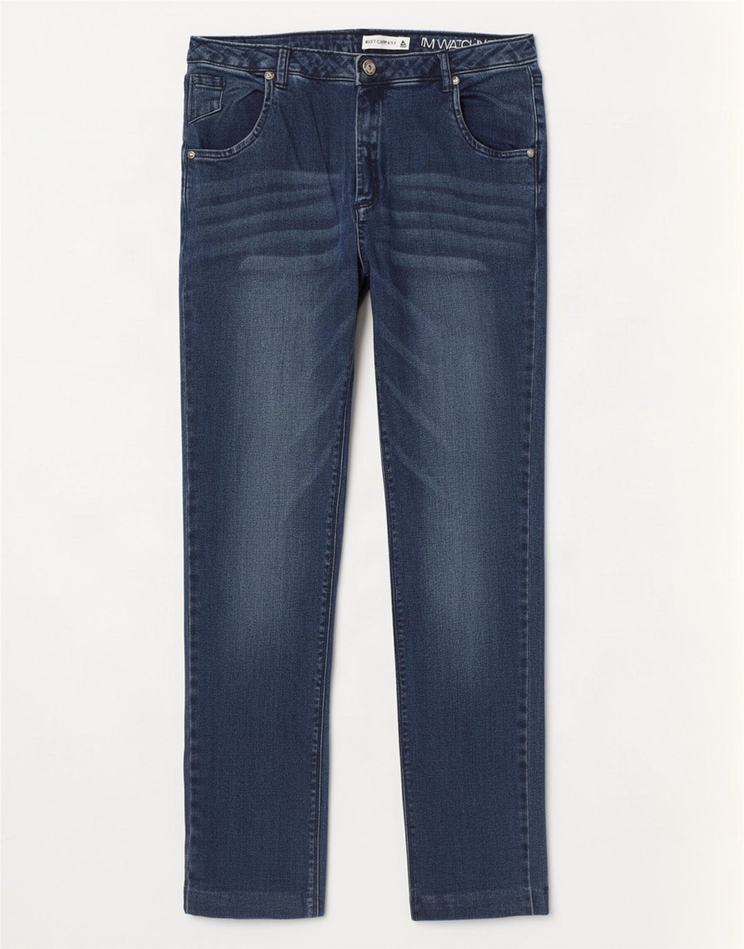 Bedste firma Dame Slim Jeans W28 L26 Blå Bomuld