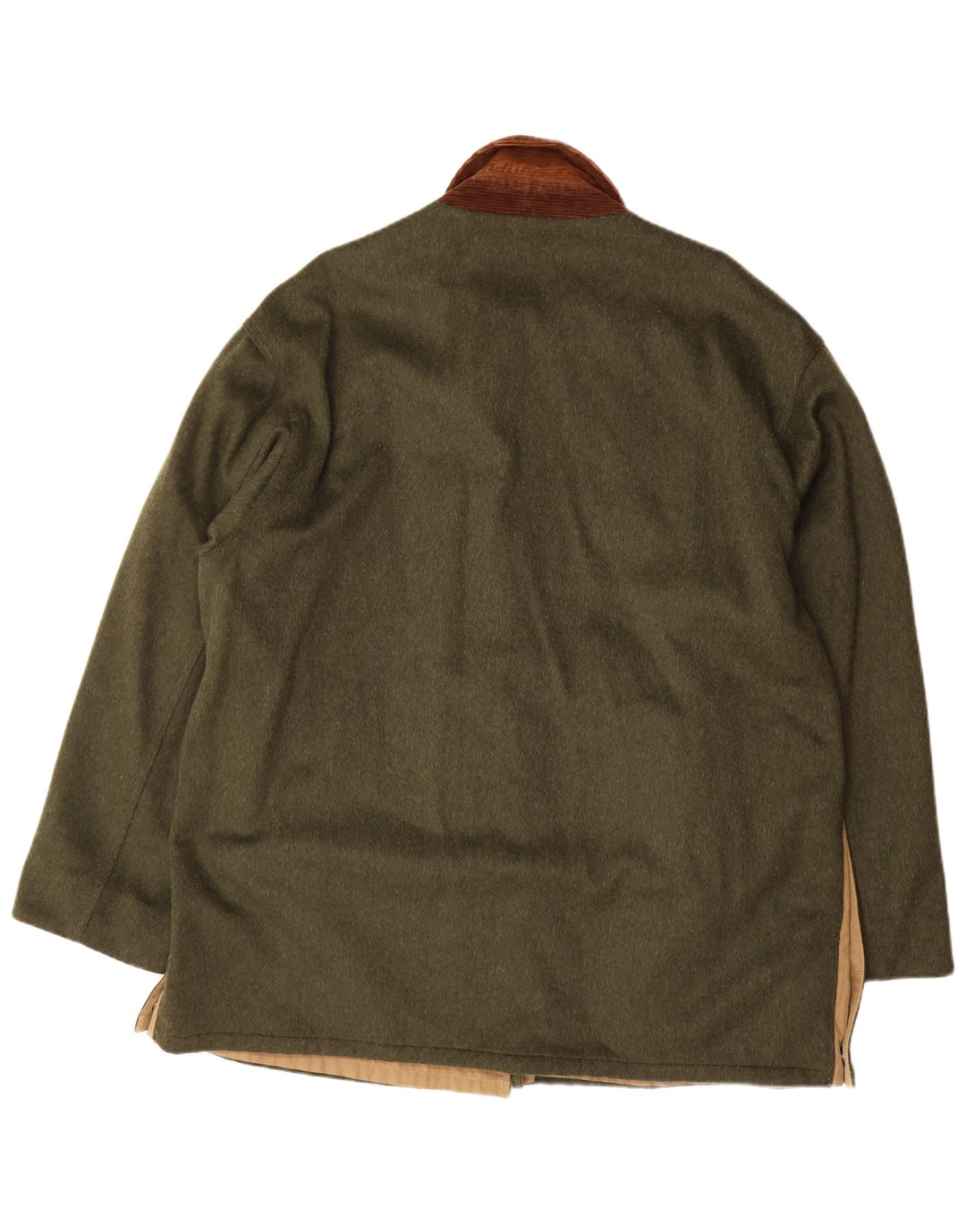Aquascutum Herre Vendbar Overfrakke UK 42 XL Grøn
