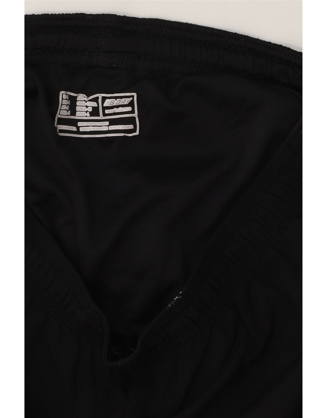 New Balance Sportsshorts til mænd Large Black Colourblock Polyester