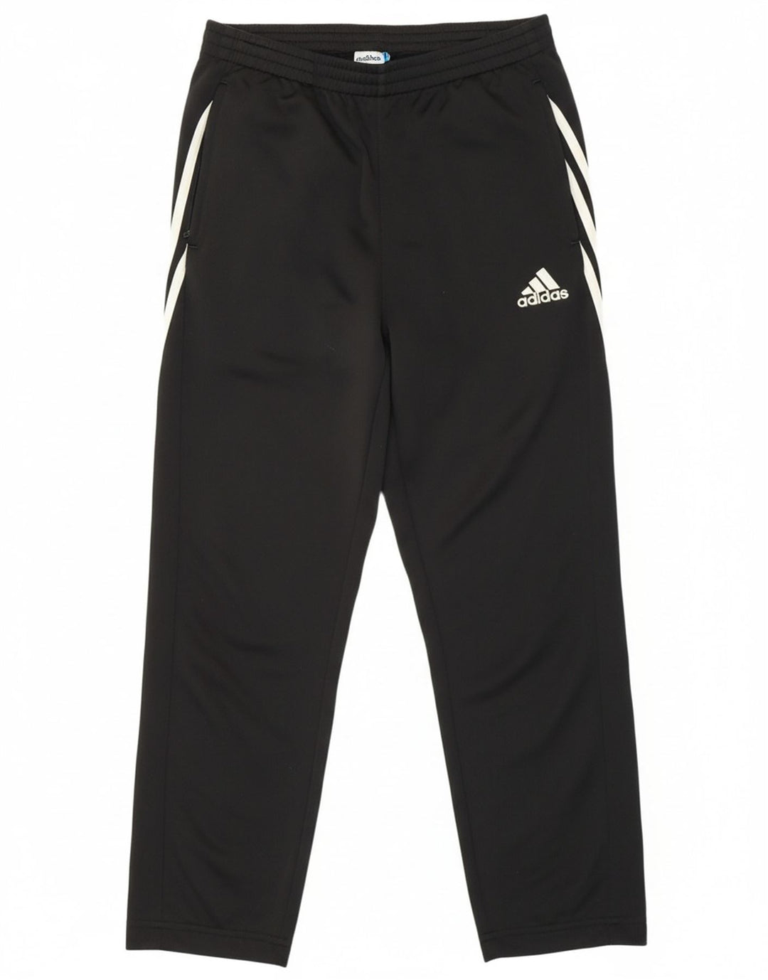 ADIDAS Mens Tracksuit Trousers Joggers Small  Black Polyester